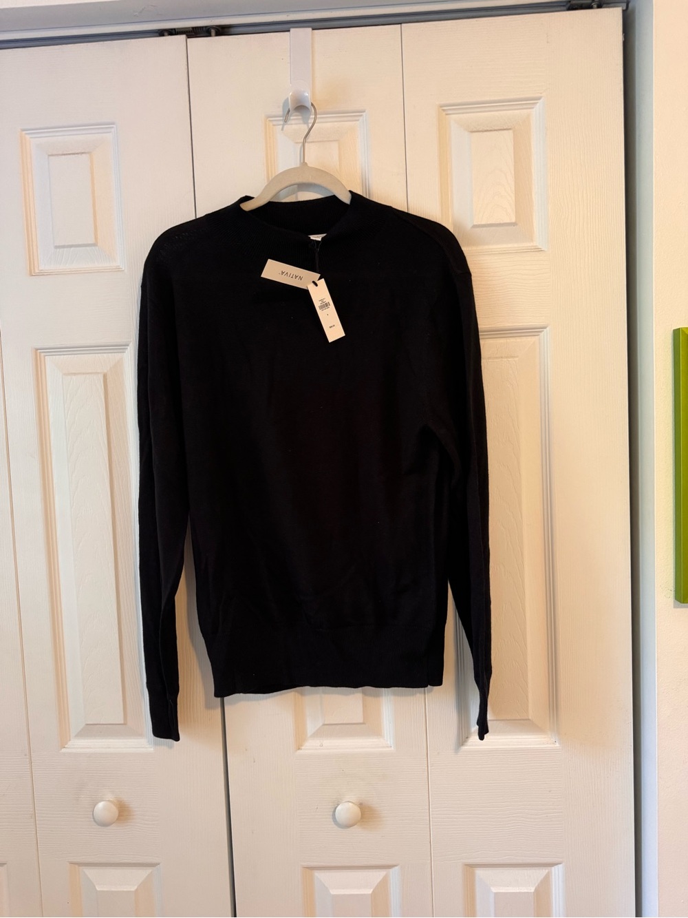 Banana Republic Black Crewneck Sweater